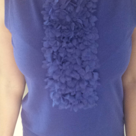 KIERAN PURPLE RUFFLE FLOWERS TANK CAMI LARGE - Picture 5 of 5